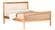 Shaker Spindle Natural Platform Bed by Comfort Pure