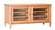 Shaker 50 Inch Standard Media Cabinet Natural by Comfort Pure