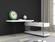 Cloud High Gloss White Desk by J&M Furniture