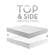 Sleep Tite Five 5ided Smooth Mattress Protector by Malouf