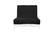 Sachi Black Linen-Like Texture Futon Cover by Prestige