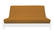 Samantha Camel Chenille Texture Futon Cover by Prestige