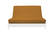 Samantha Camel Chenille Texture Futon Cover by Prestige