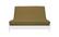 Samantha Cocoa Chenille Texture Futon Cover by Prestige