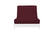 Samantha Merlot Chenille Texture Futon Cover by Prestige