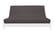 Samantha Slate Chenille Texture Futon Cover by Prestige