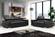 Soho Premium Italian Leather Loveseat Black by J&M Furniture