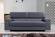Soho Premium Italian Leather Sofa Gray by J&M Furniture