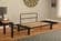 Spacely Futon Daybed/Lounger with Mattress Suede Black by Kodiak