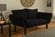 Spacely Futon Daybed/Lounger with Mattress Suede Black by Kodiak
