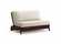 Futon Frame - Queen Loveseat Size - Dillon Dark Cherry Wall Hugger by Strata Furniture