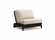 Futon Frame - Twin Chair Size - Dillon Black Walnut Wall Hugger by Strata Furniture