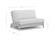 Futon Frame - Queen Loveseat Size - Dillon Black Walnut Wall Hugger by Strata Furniture