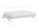 Futon Set - Full Size - Tozi Warm Cherry Wall Hugger Frame, Mattress w/Removable Solid Cover