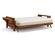 Premium Futon Set - Full Size - Tiro Warm Cherry Wall Hugger Frame, Mattress w/Removable Suede Cover