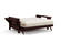 Futon Frame - Queen Loveseat Size - Tiro Dark Cherry Wall Hugger by Strata Furniture