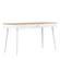 Horizon Desk Natural Oak/White by Temahome
