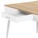 Horizon Desk Natural Oak/White by Temahome