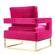 Avery Pink Velvet Chair by TOV Furniture