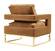 Avery Cognac Velvet Chair by TOV Furniture