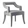 Tiffany Gray Velvet Chair by TOV Furniture