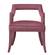 Tiffany Pink Slub Velvet Chair by TOV Furniture
