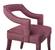 Tiffany Pink Slub Velvet Chair by TOV Furniture