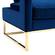 Avery Navy Blue Velvet Chair by TOV Furniture