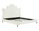 Serenity Cream Velvet Queen Bed by TOV Furniture