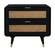 Christine Black Nightstand by TOV Furniture
