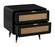 Christine Black Nightstand by TOV Furniture