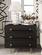 Trident Black Nightstand by TOV Furniture