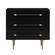 Trident Black Nightstand by TOV Furniture