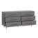Trident Gray 6 Drawer Dresser by TOV Furniture
