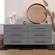 Trident Gray 6 Drawer Dresser by TOV Furniture