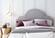Laylah Grey Velvet Queen Headboard by TOV Furniture