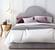 Laylah Grey Velvet Queen Headboard by TOV Furniture
