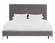 Delilah Gray Velvet Queen Bed by TOV Furniture