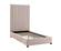 Arabelle Blush Velvet Twin Bed by TOV Furniture