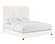 Arabelle White Velvet King Bed by TOV Furniture