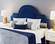 Laylah Pebbled Velvet Queen Headboard by TOV Furniture