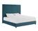 Arabelle Sea Blue Velvet Queen Bed by TOV Furniture