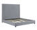 Arabelle Gray Velvet King Bed by TOV Furniture