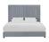 Arabelle Gray Velvet Queen Bed by TOV Furniture