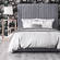 Arabelle Gray Velvet Queen Bed by TOV Furniture
