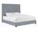 Arabelle Gray Velvet Queen Bed by TOV Furniture