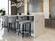 [NYC Deal] Hart Gray Velvet Barstool by TOV Furniture