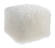 Tibetan White Sheepskin Pouf by TOV Furniture