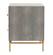 Pesce Gray Shagreen Nightstand by TOV Furniture