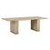 Chelsea Ash Wood Rectangular Dining Table by TOV Furniture
